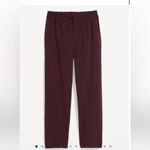 High-Waisted StretchTech Cropped Tapered Pants for Women XL TALL